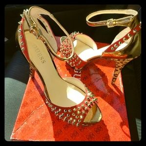 Guess Red Studded Gambinos